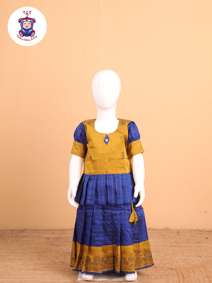Mustard & Blue - Pavadai Sattai