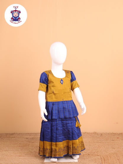 Mustard & Blue - Pavadai Sattai