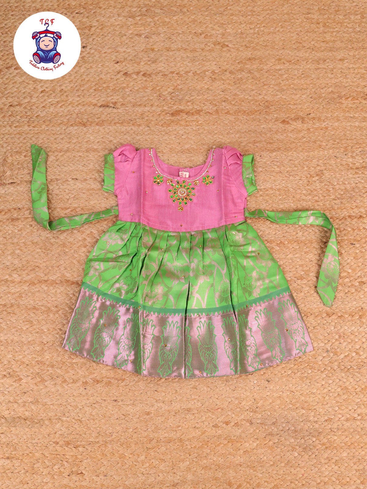 Onion Pink & Green - Frock