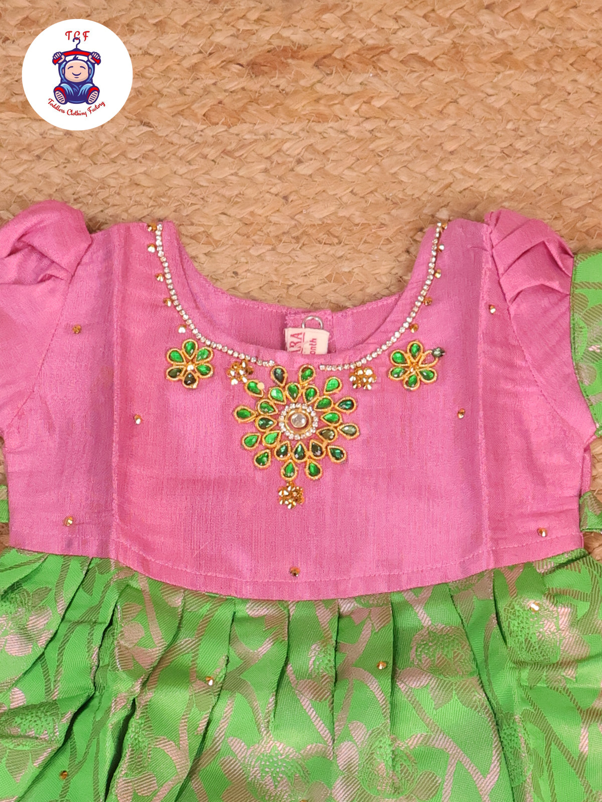 Onion Pink & Green - Frock