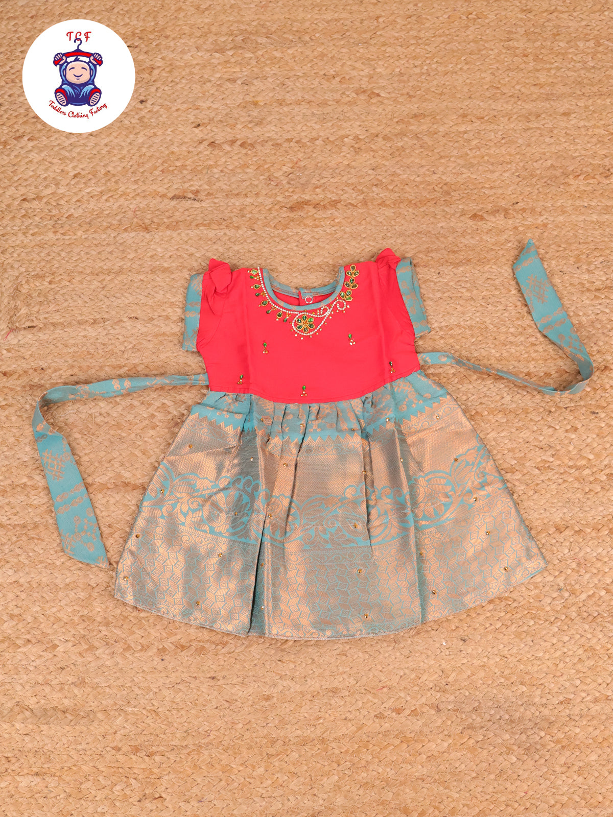 Red & Green - Frock
