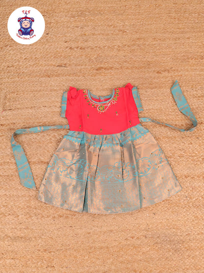 Red & Green - Frock