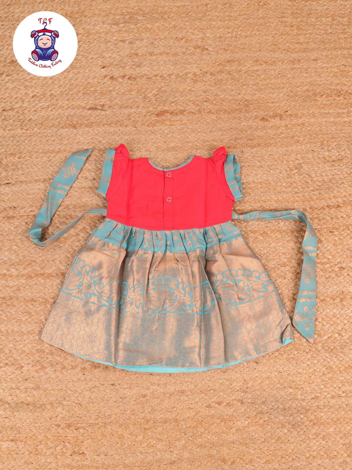 Red & Green - Frock