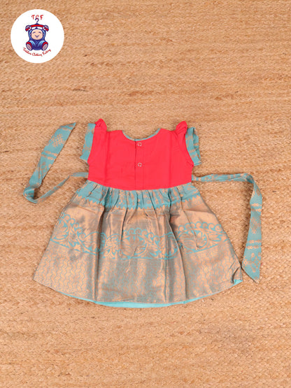 Red & Green - Frock