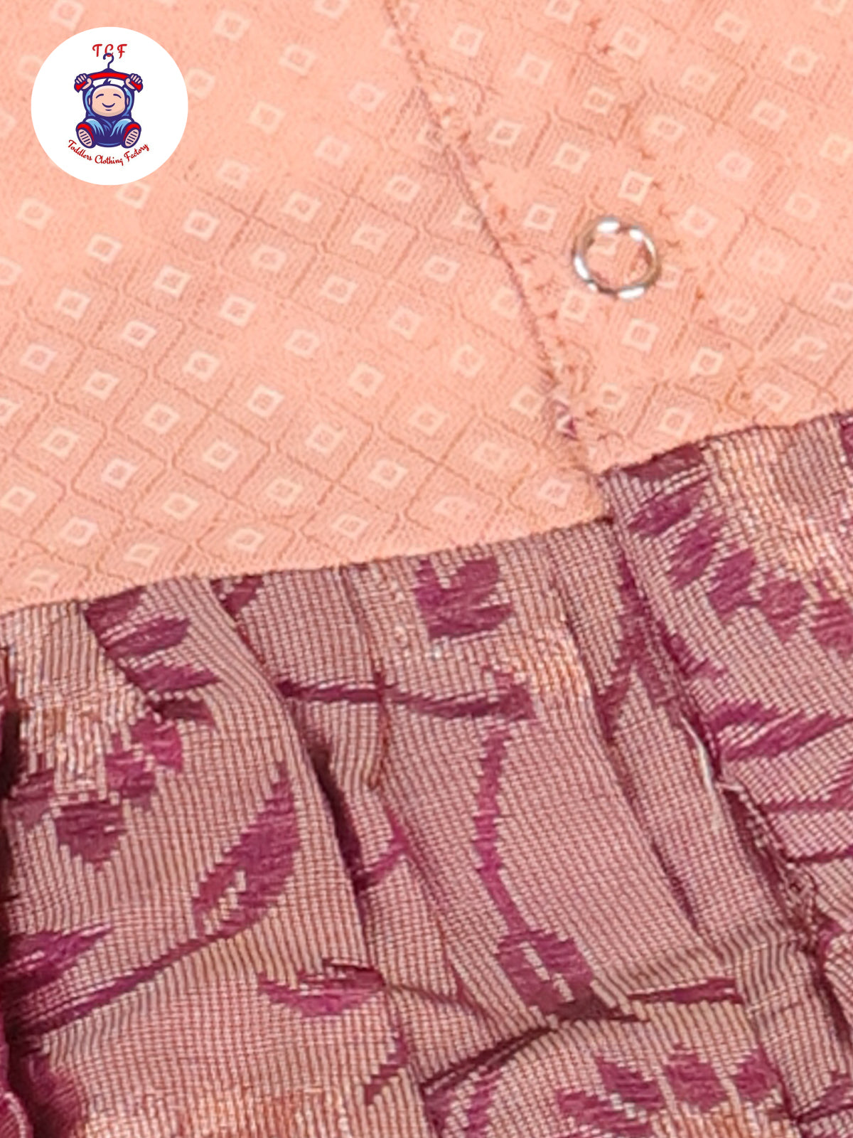 Peach & Purple - Frock