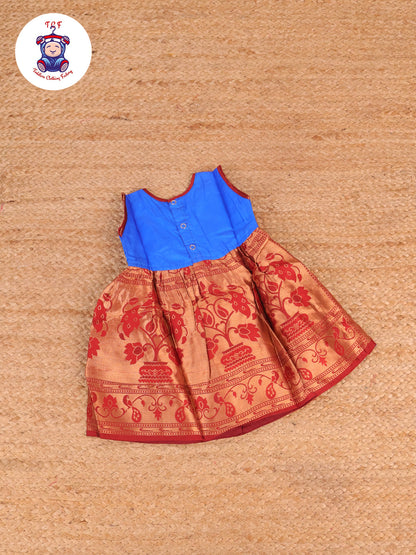 Blue & Brown - Frock