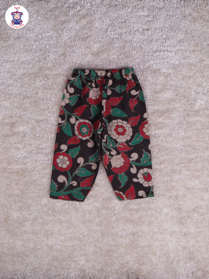 Brown & Green - Floral Printed Kalamkari Co-ords Sets