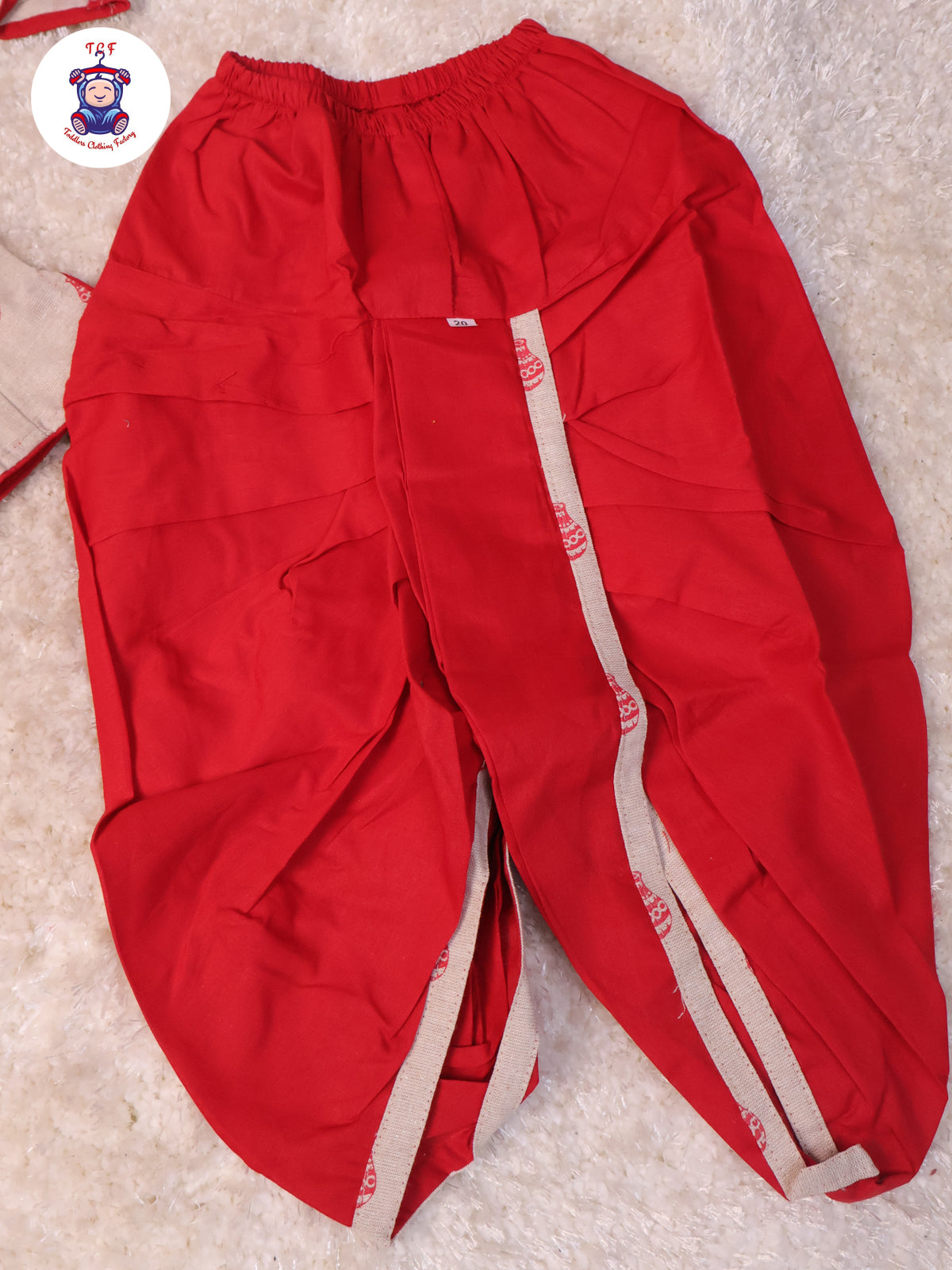 Red - Boys Dhoti Kurta Sets