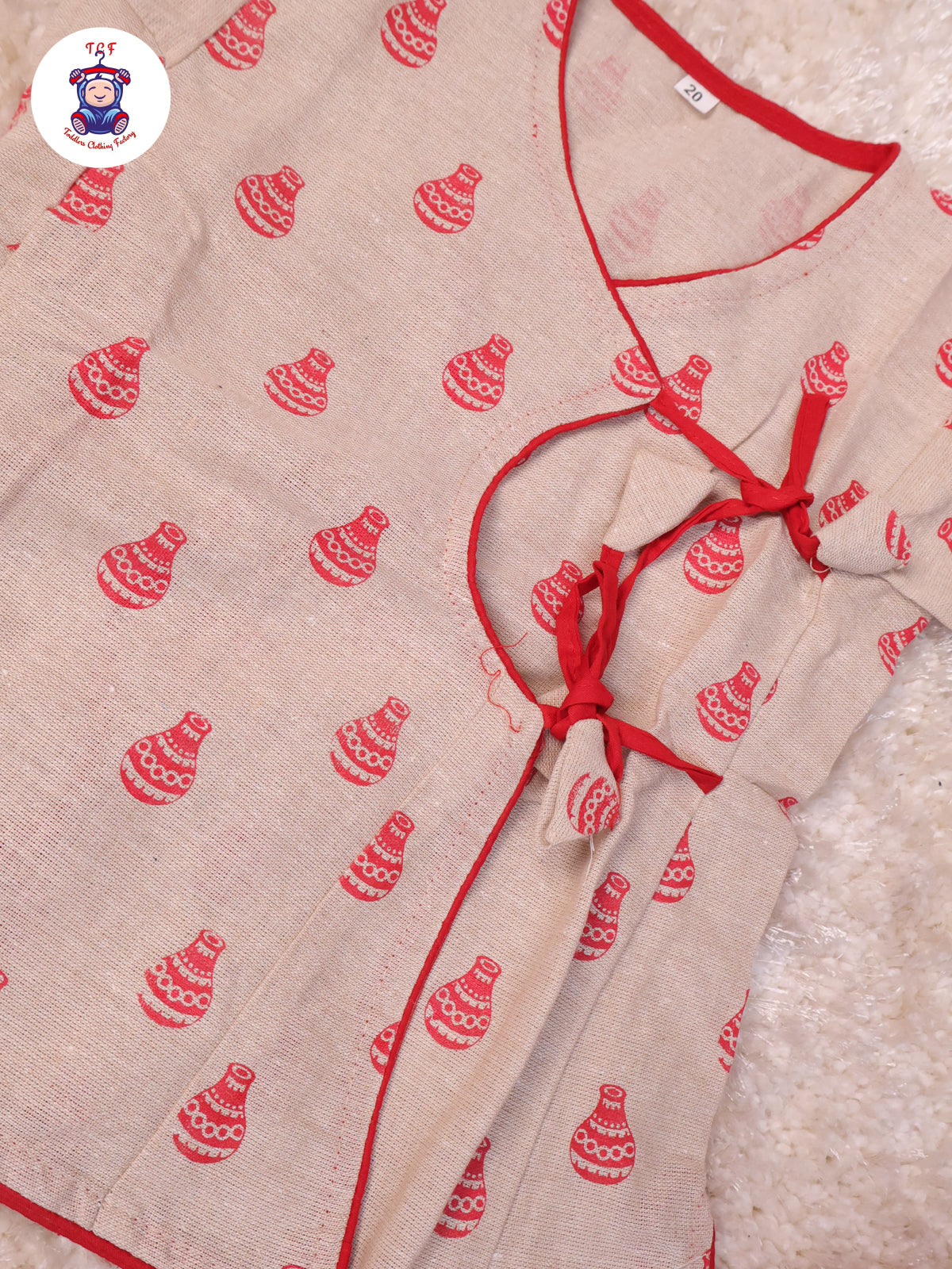 Red - Boys Dhoti Kurta Sets