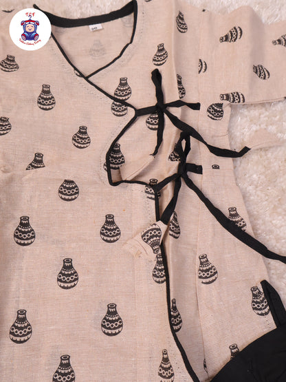 Black - Boys Dhoti Kurta Sets
