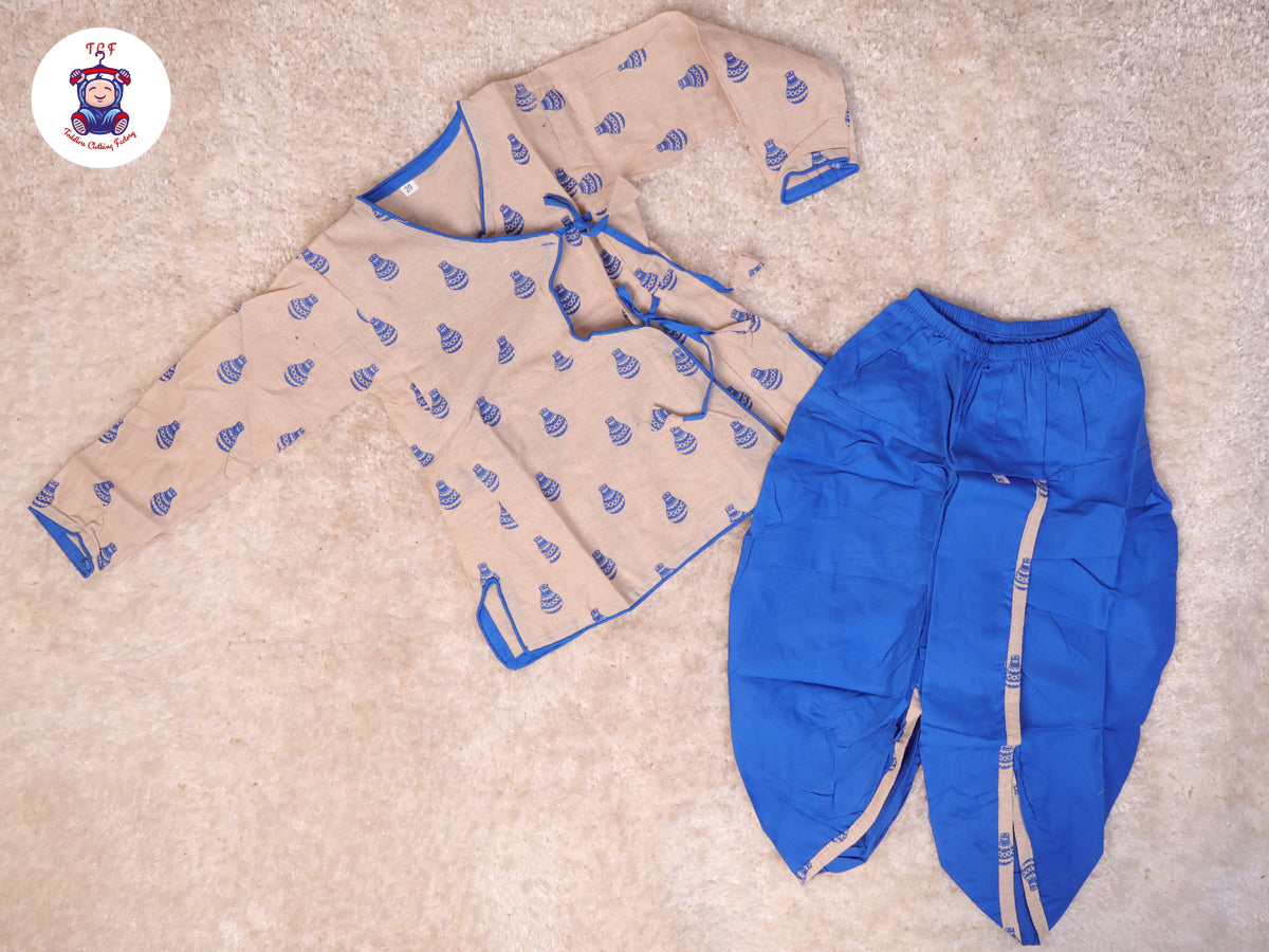 Blue - Boys Dhoti Kurta Sets