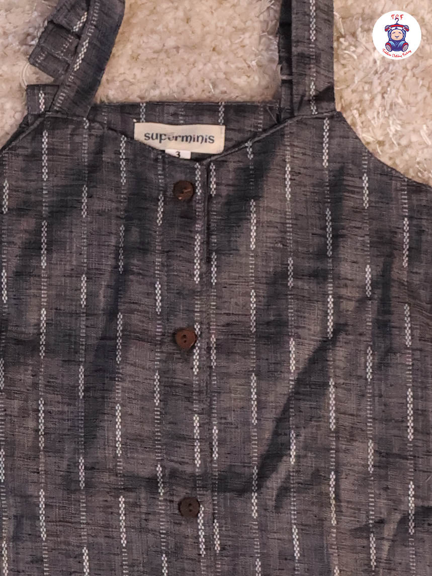Grey - Ikat Printed Frocks