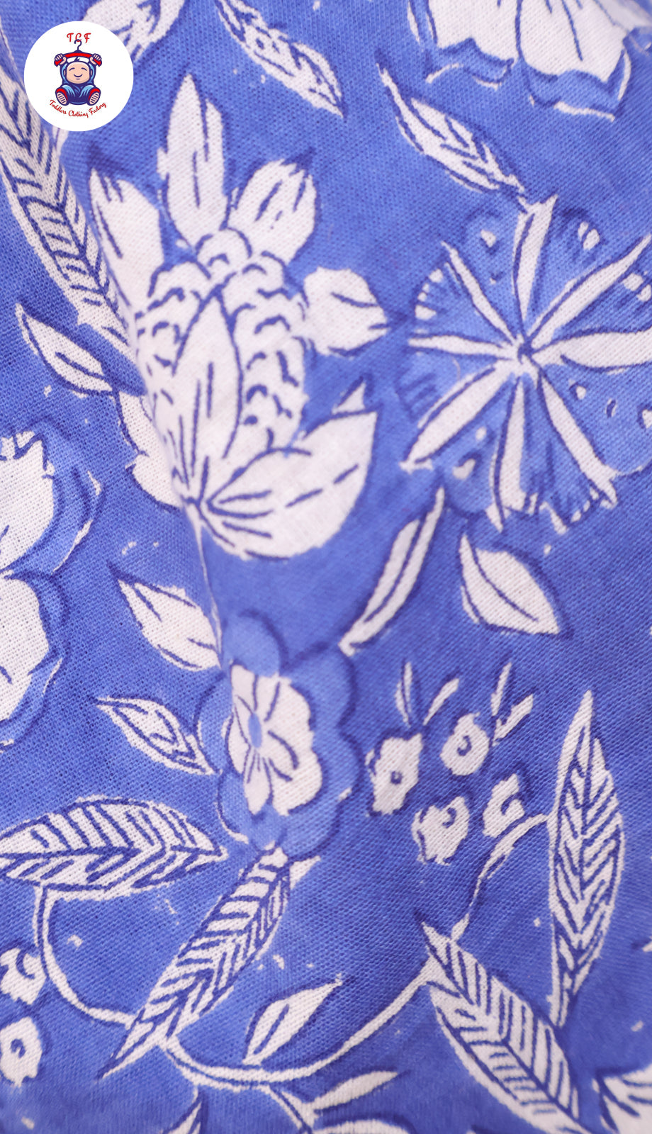 Cobalt Blue - Floral Printed Top & Bottom Set