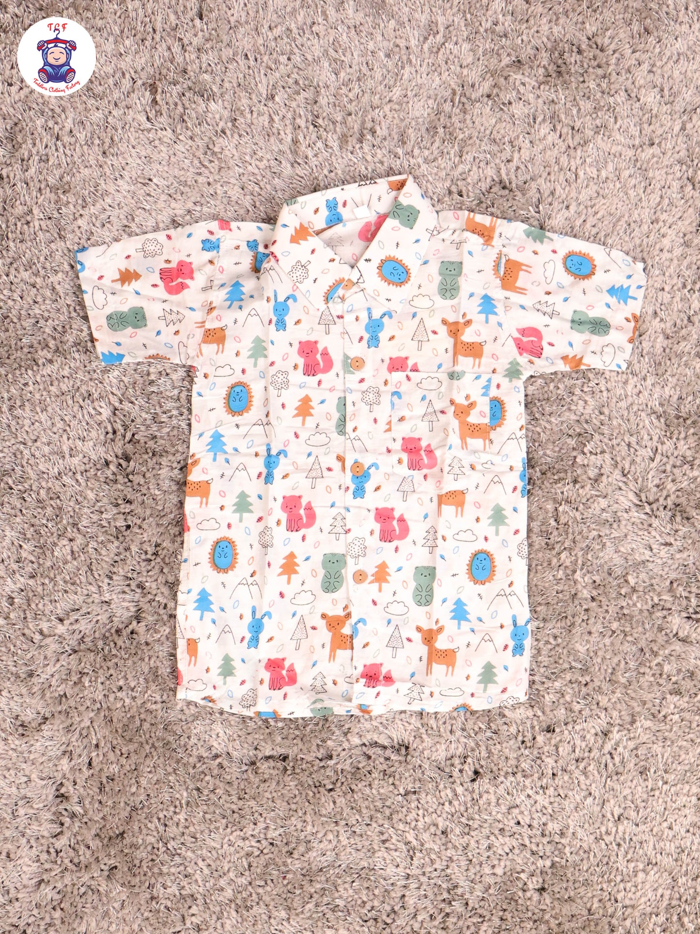 White - Rabbit Boys Readymade Cotton Shirts & Shorts