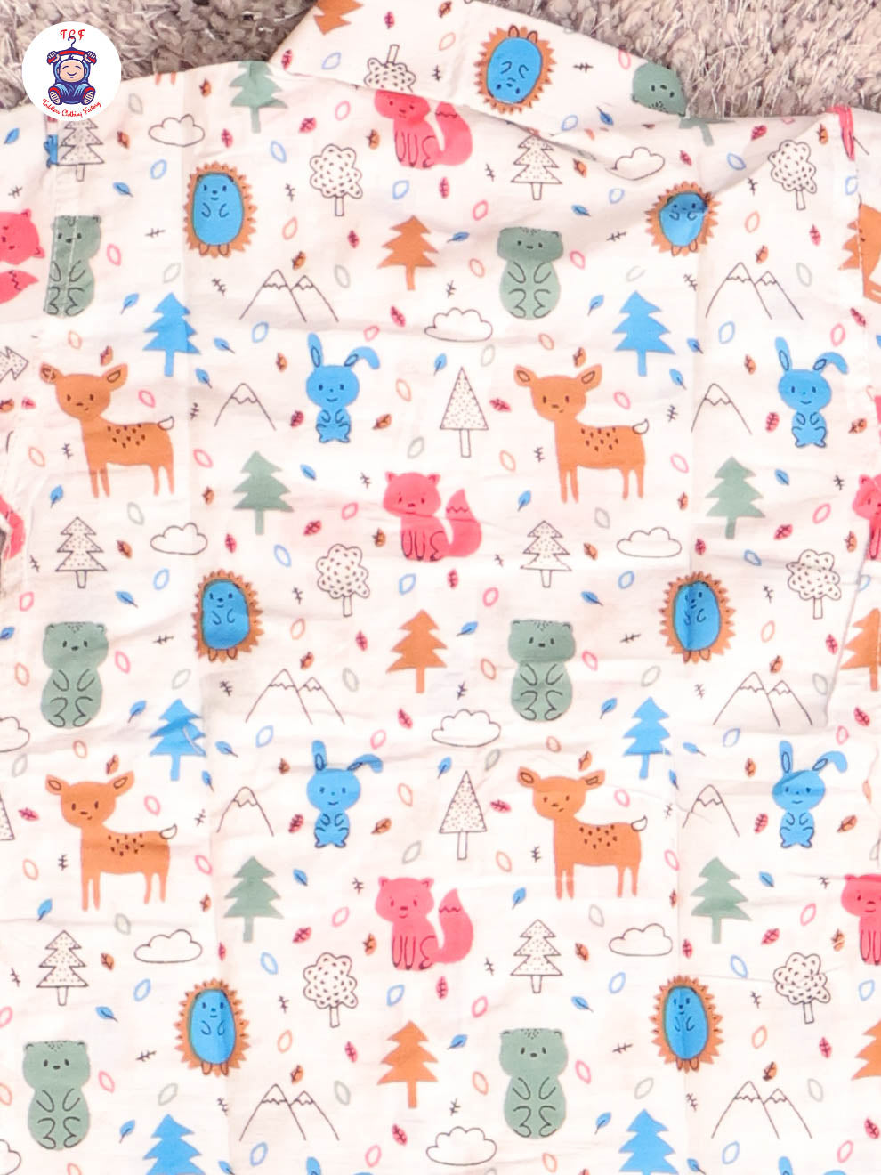 White - Rabbit Boys Readymade Cotton Shirts & Shorts