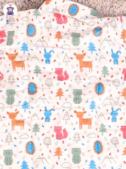 White - Rabbit Boys Readymade Cotton Shirts & Shorts