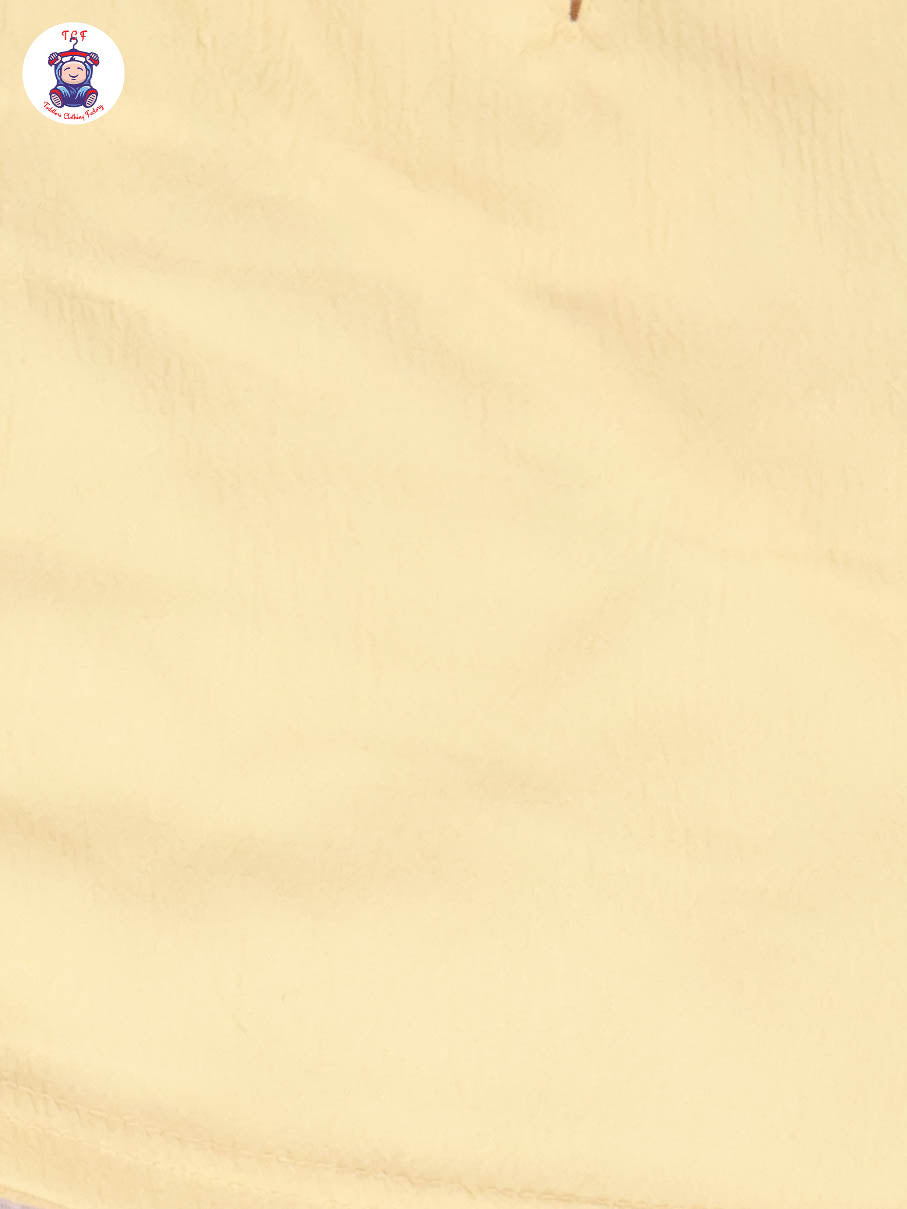 Yellow & Grey Girls Gallis Top & Skirt