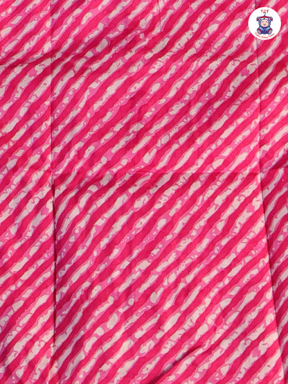 Pink - Boys Printed Kurta With Pant