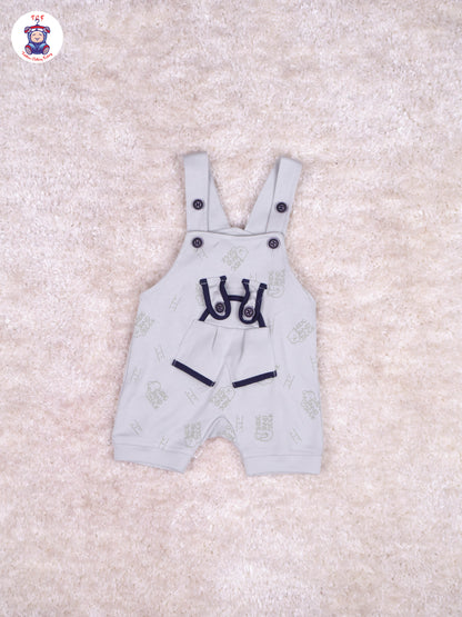 Grey & Navy Blue - Teddy Jumpsuits
