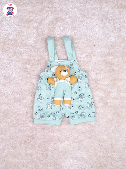 Light Green & White - Teddy Jumpsuits