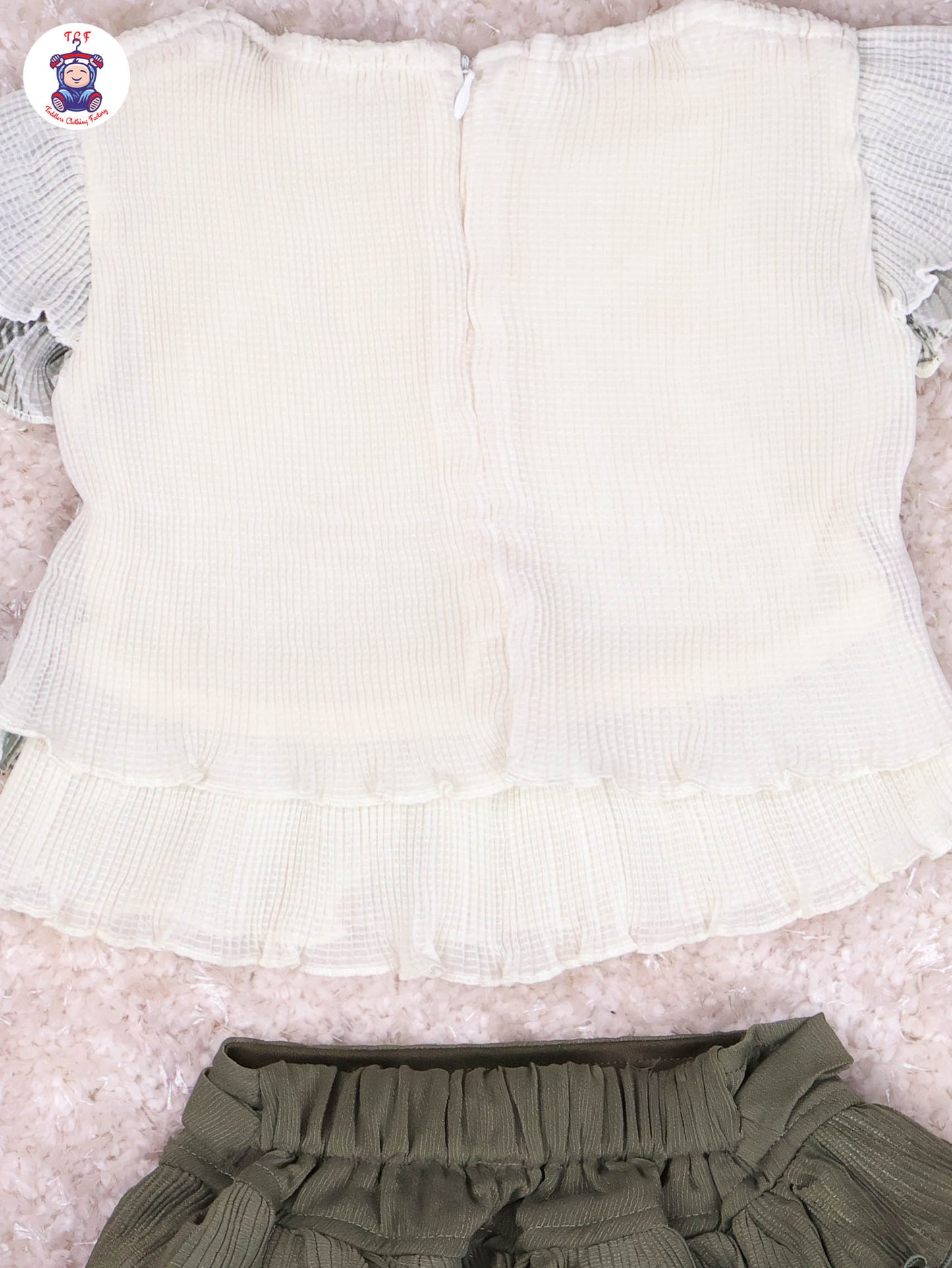 Leaf Green - Girls Top & Mini Skirt