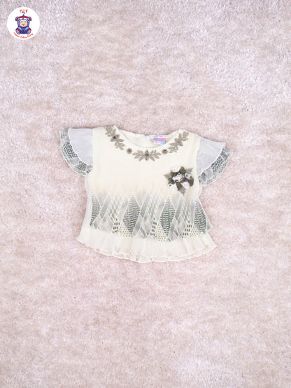 Leaf Green - Girls Top & Mini Skirt