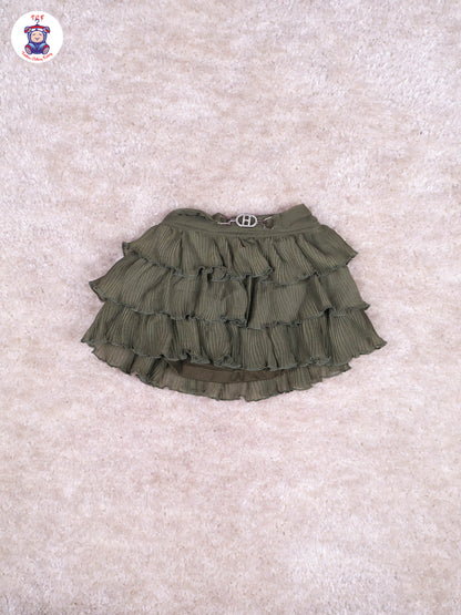 Leaf Green - Girls Top & Mini Skirt