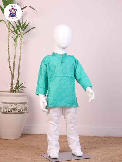 Paris Green - Boys Readymade Kurta Sets