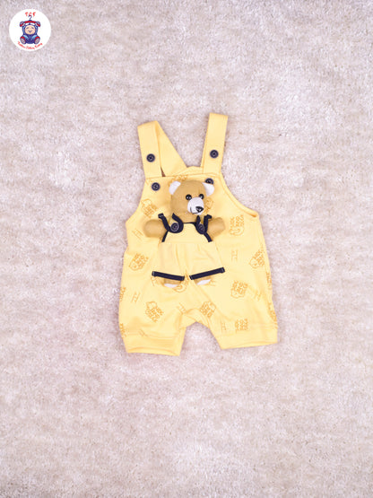 Yellow & Navy Blue - Teddy Jumpsuits