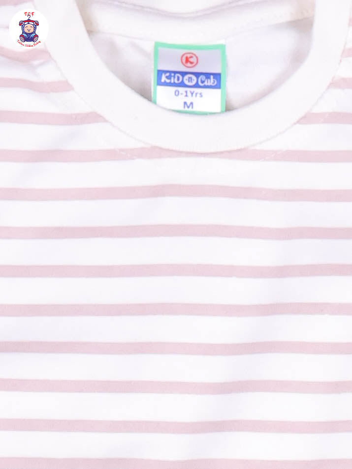 Light Pink & White - Teddy Jumpsuits