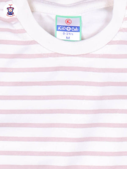 Light Pink & White - Teddy Jumpsuits