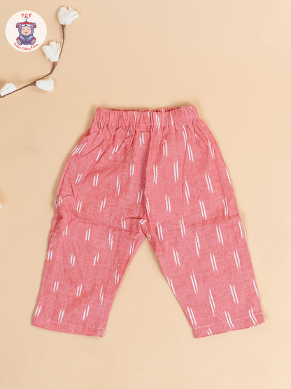 Pink - Girls Readymade Ikat Co-ords Sets