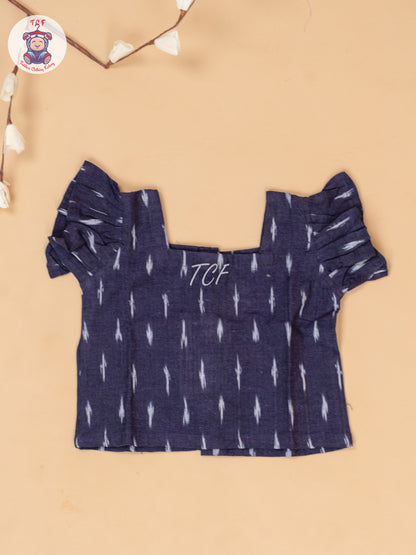 Purple - Girls Readymade Ikat Pyjama Sets