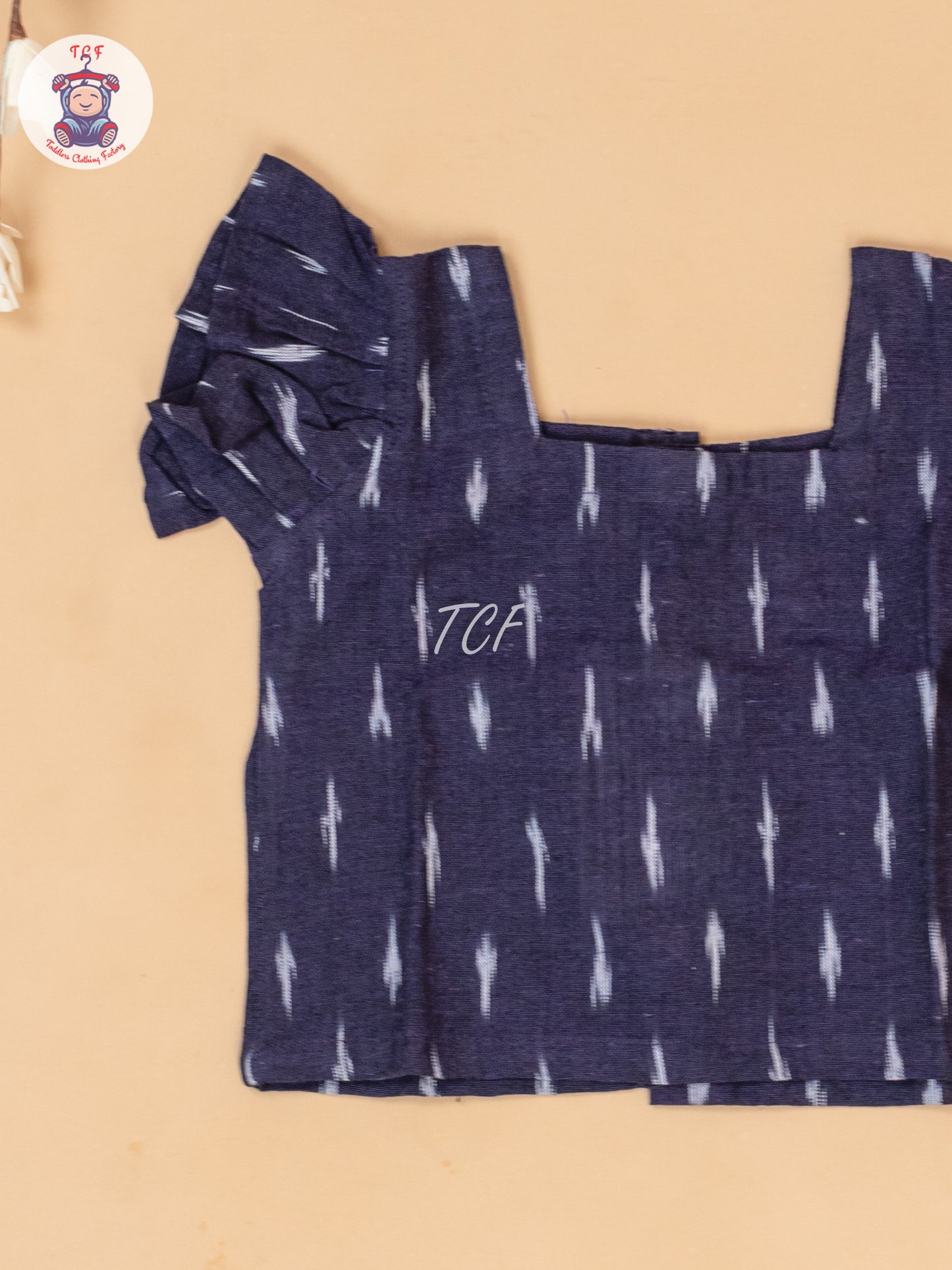 Purple - Girls Readymade Ikat Pyjama Sets