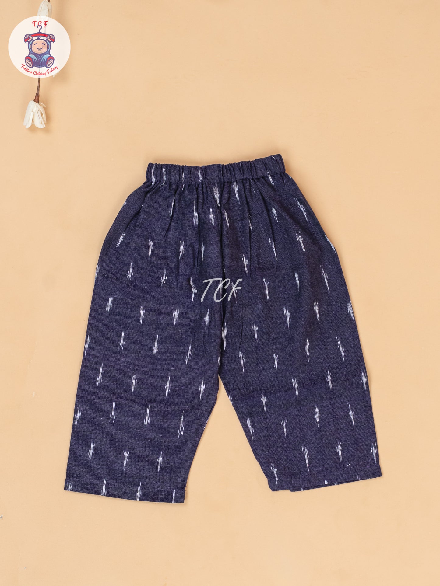 Purple - Girls Readymade Ikat Pyjama Sets
