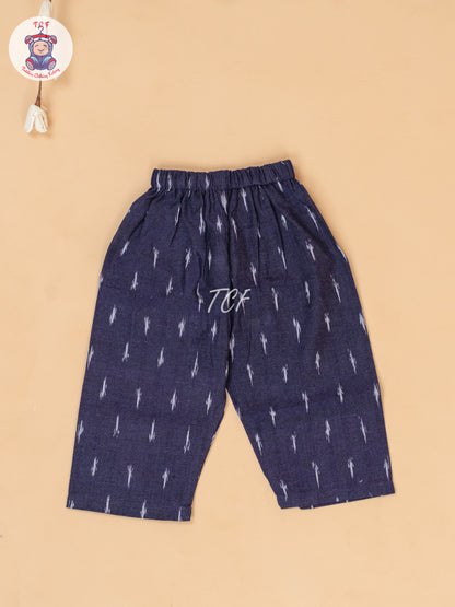 Purple - Girls Readymade Ikat Pyjama Sets