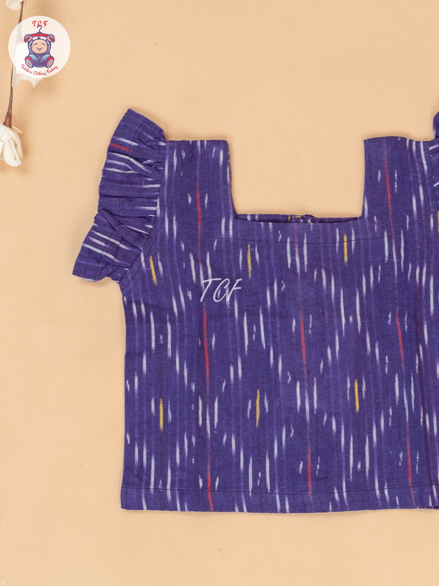 Violet - Girls Readymade Ikat Pyjama Sets