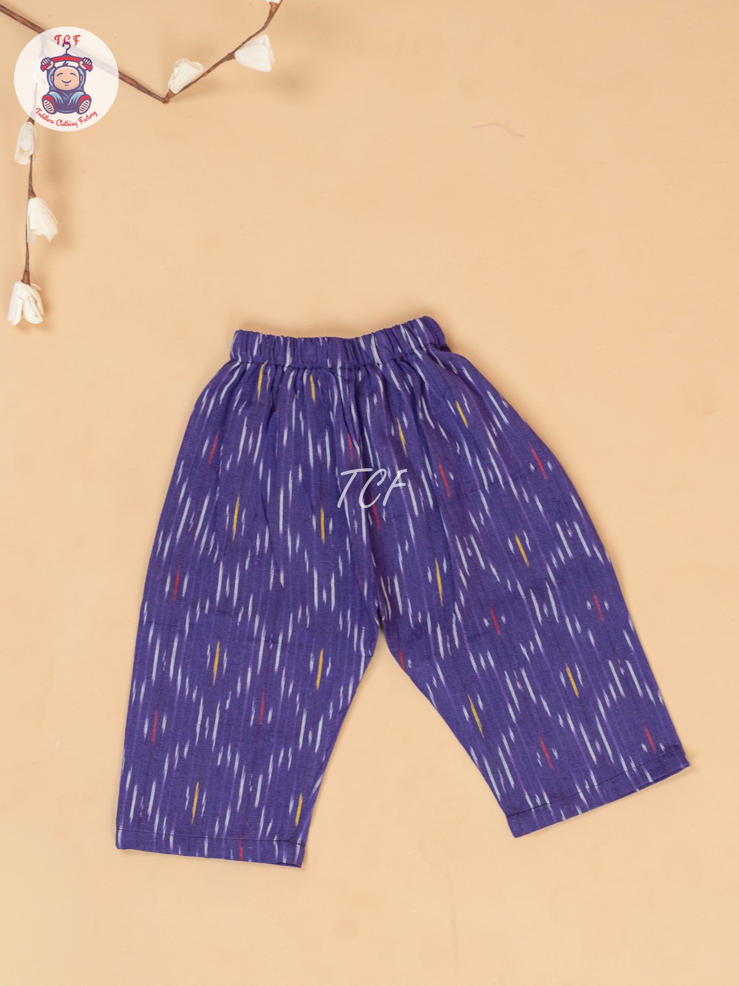Violet - Girls Readymade Ikat Pyjama Sets