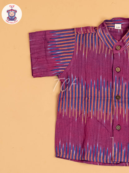 Majentha - Boys Readymade Ikat Shirt