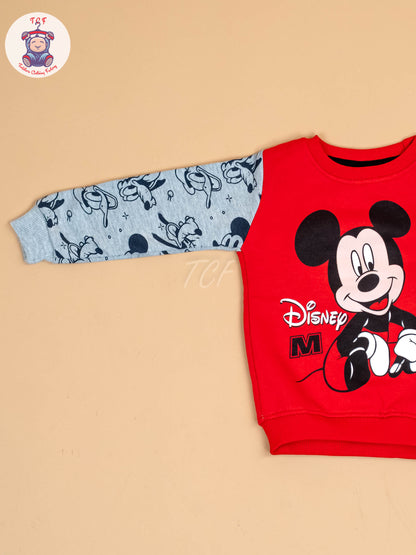 Red & Black - OVS Micky Jogger set