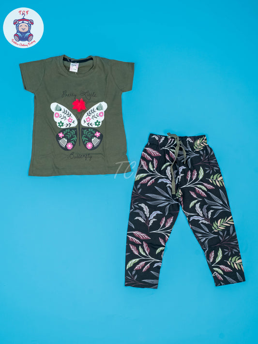 Green & Black - Girls Night Wear