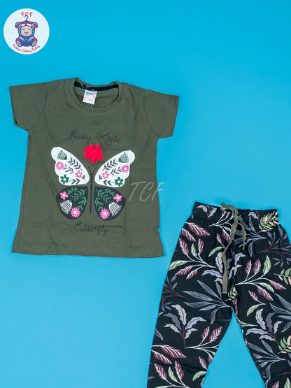 Green & Black - Girls Night Wear