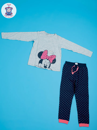 Grey & Blue - Girls Night Wear