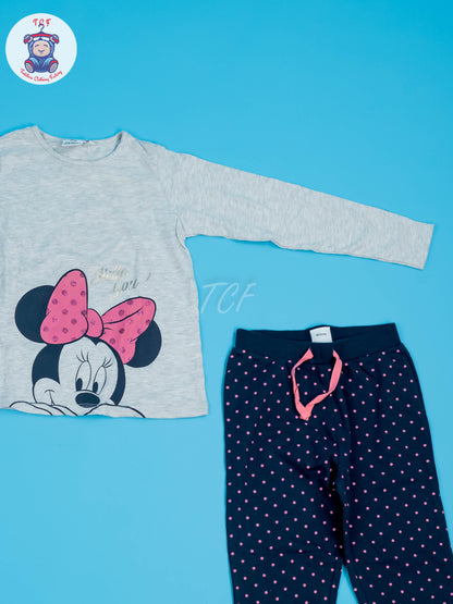 Grey & Blue - Girls Night Wear