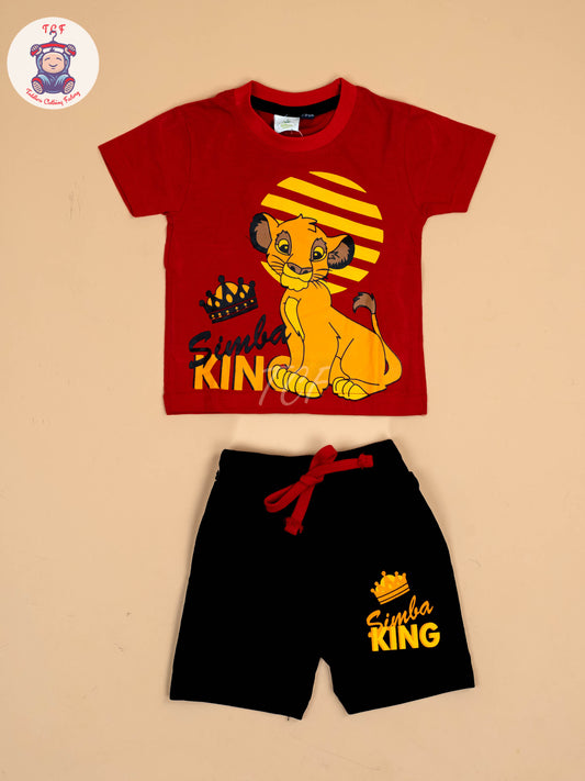 Red & Black - Boys T-Shirts & Shorts