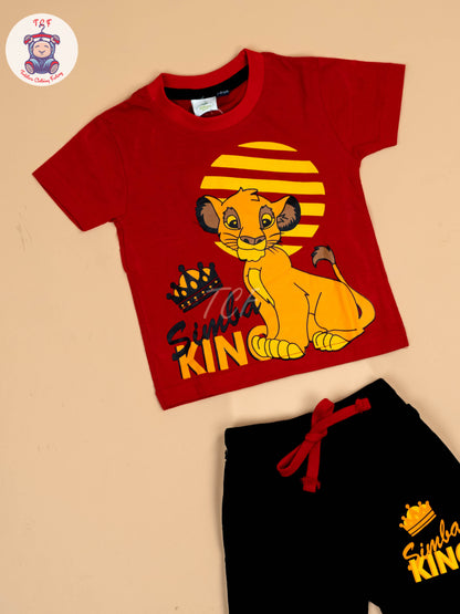 Red & Black - Boys T-Shirts & Shorts