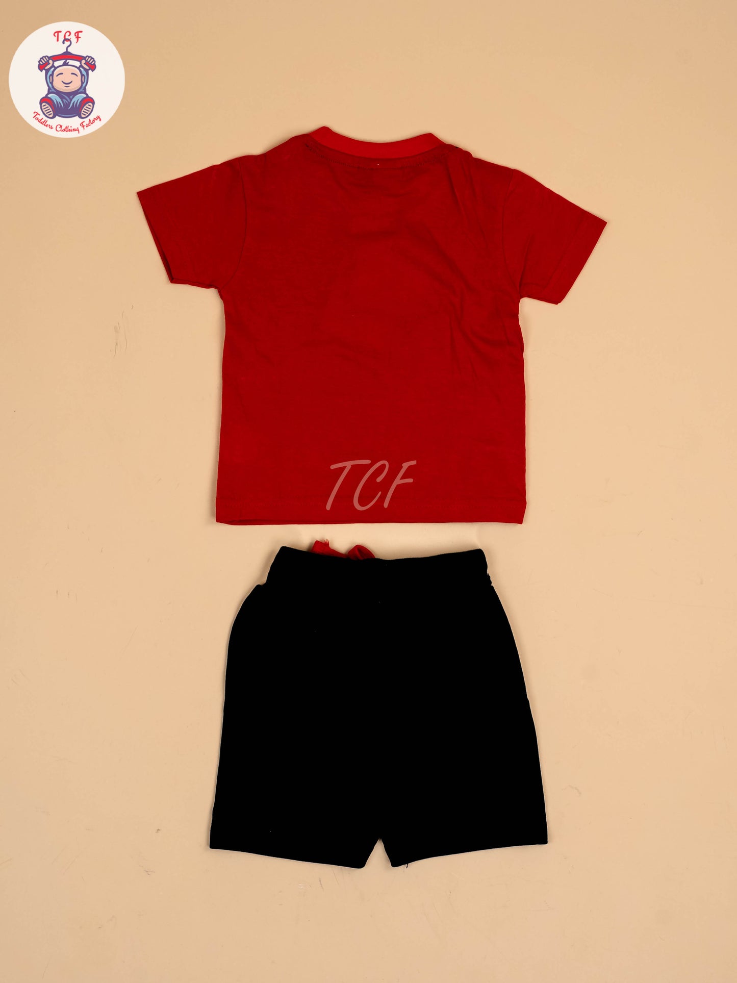 Red & Black - Boys T-Shirts & Shorts