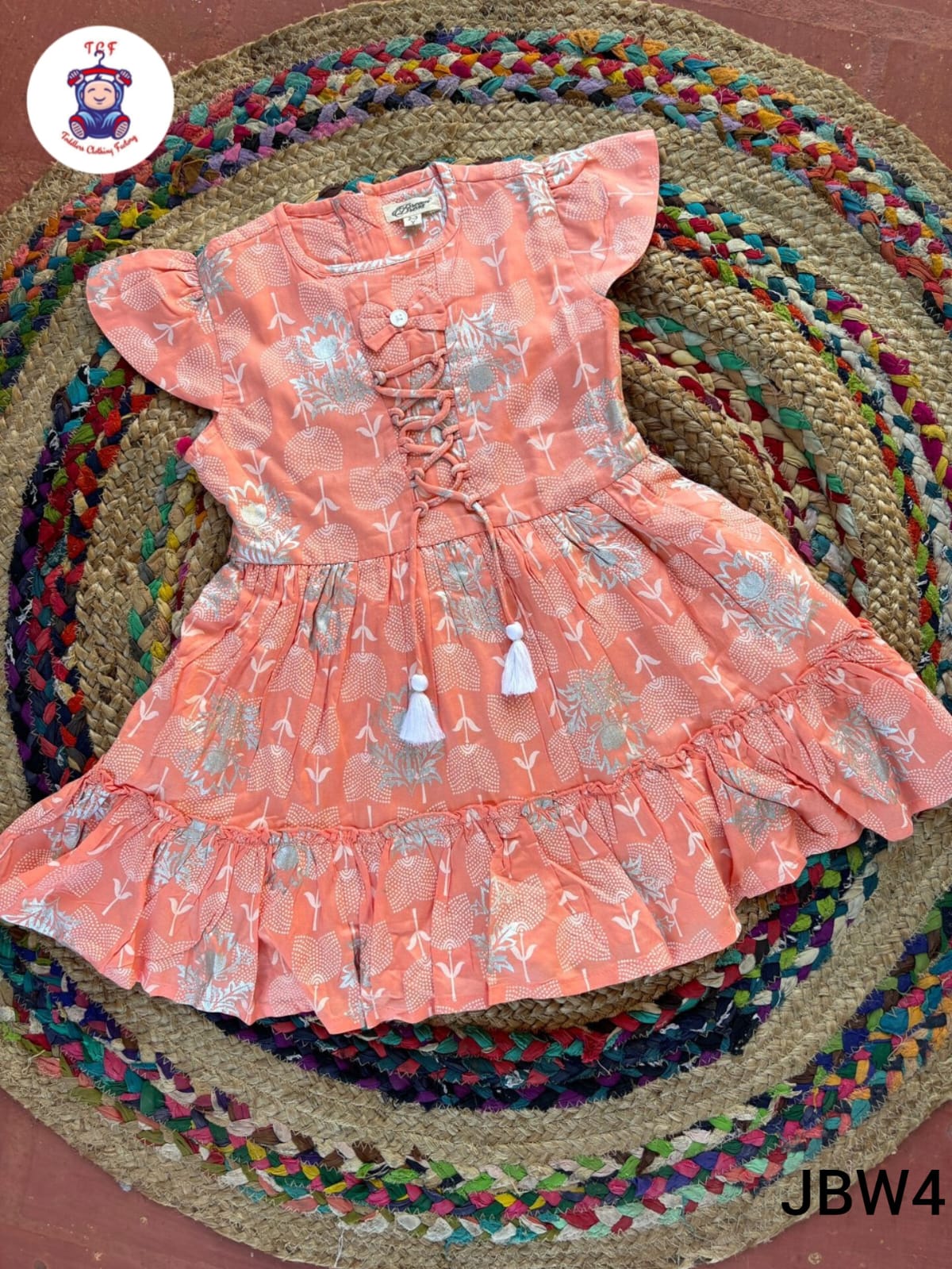 Woven Frock Orange