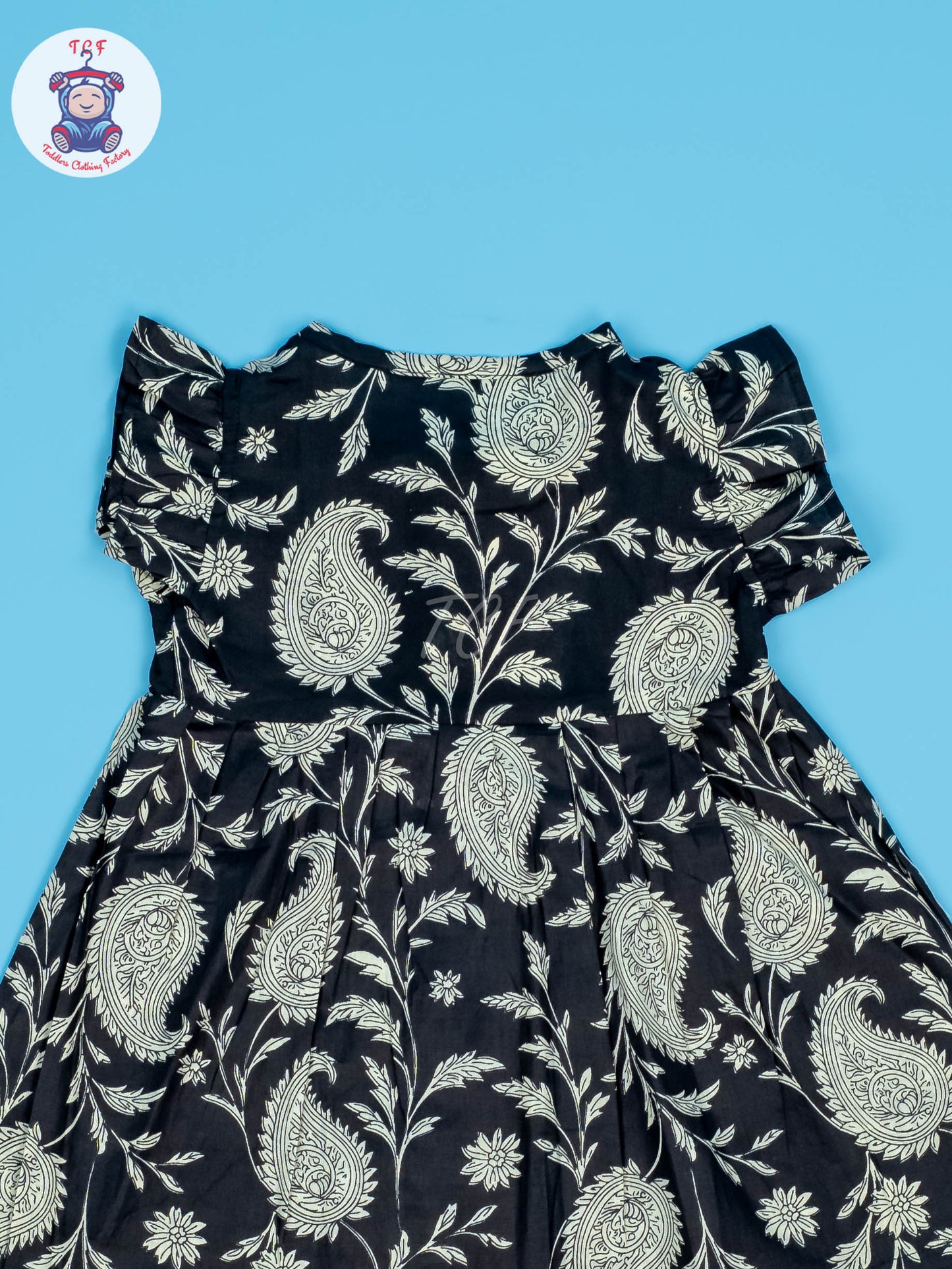 Black - Girls Readymade Jaipuri Cotton Frocks