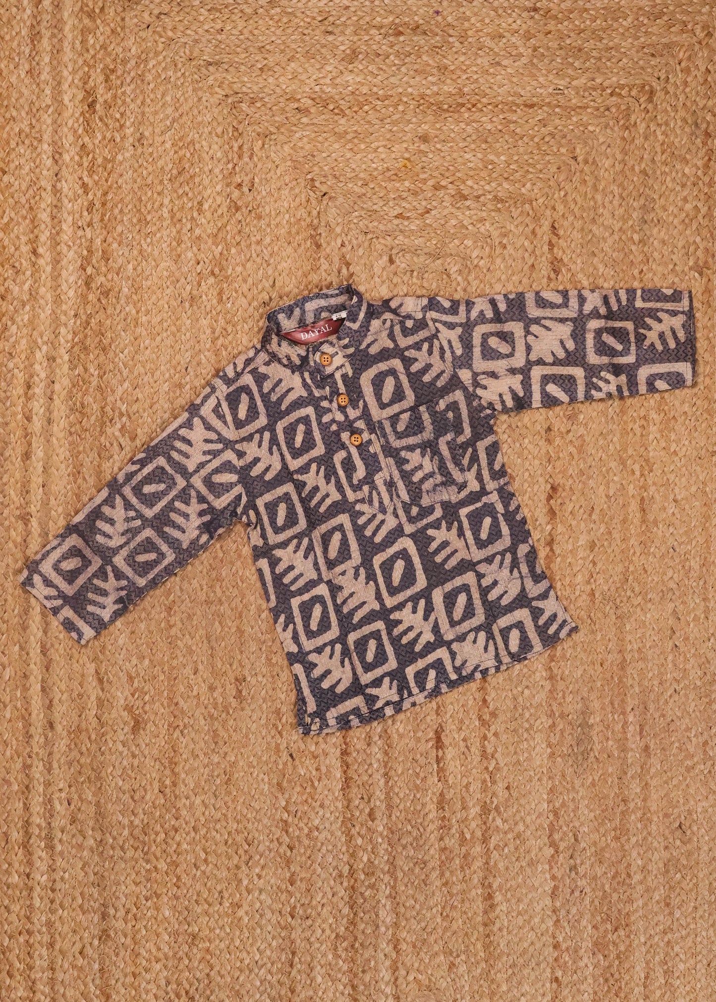 Light Lavender  & Beige - Boys Readymade Kurtas